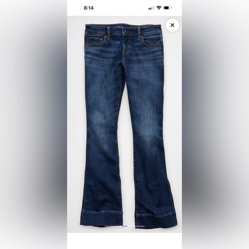 American Eagle Outfitters Dark Blue Boot Cut Jeans